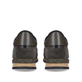 Leather Camouflage Trainers