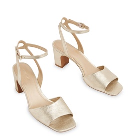 Emerson Metallic Block Heels