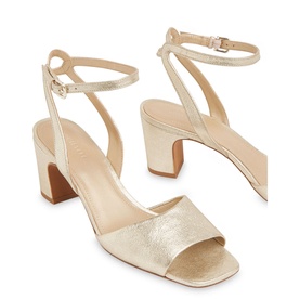 Emerson Metallic Block Heels