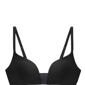 Triumph Non-Wired Flex Smart Padded Bra in black with light contour padding and adjustable straps, no underwire