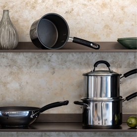Total Stainless Steel Saucepan & Frying Pan Set
