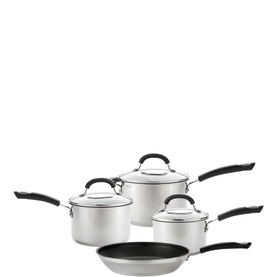 Total Stainless Steel Saucepan & Frying Pan Set