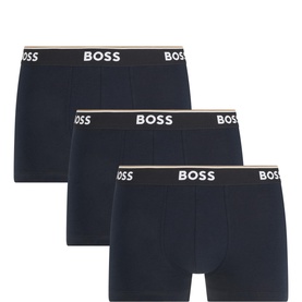 Three-Pack Power Solid Colour Boxers