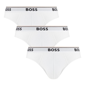 Three-Pack Solid Logo Briefs