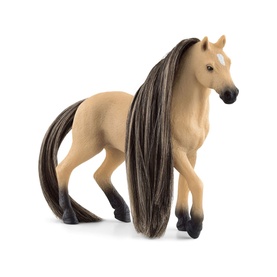 Schleich Beauty Horse Andalusian Mare Toy figurine in sandy dun colouring with dark brown mane, tail, and hooves