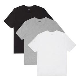 Three-Pack Mixed Colour Logo T-Shirts