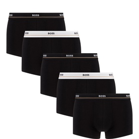 Five-Pack Essentials Logo Boxers