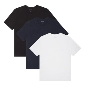 Three-Pack Mixed Colour Logo T-Shirts