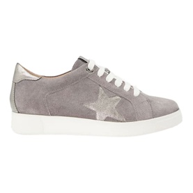 Eddris Star Motif Lace-Up Trainers