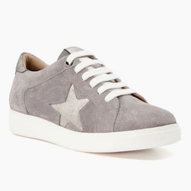 Eddris Star Motif Lace-Up Trainers