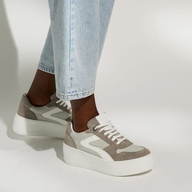 Essential Leather Flatform Trainers