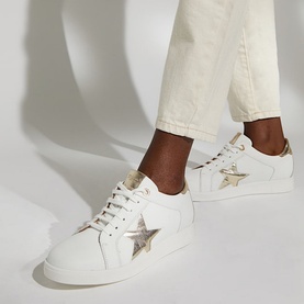 Eddris Star Motif Lace-Up Trainers