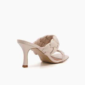 Message Plaited Strap Mules