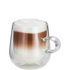 Duo Set of Two Latte Glasses 325ml