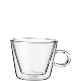 Duo Set of Two Cappuccino Glasses 250ml