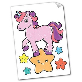 Unicorns and Mermaids Sticker Colouring Book