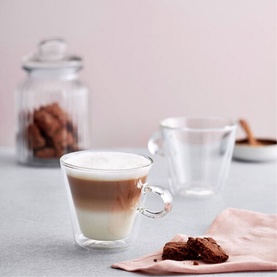 Duo Set of Two Latte Glasses 325ml
