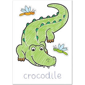 Jungle Sticker Colouring Book