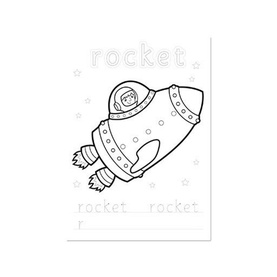 First Words Sticker Colouring Book