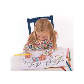 First Words Sticker Colouring Book
