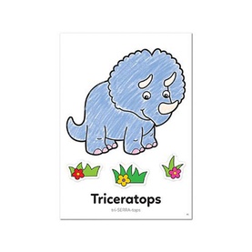Dinosaur Sticker Colouring Book