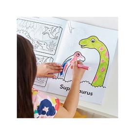Dinosaur Sticker Colouring Book