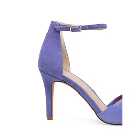 Suede Knotted Heeled Sandals