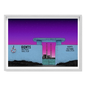 Gents Bathing Shelters Print