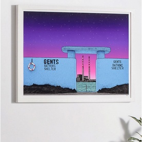 Gents Bathing Shelters Print