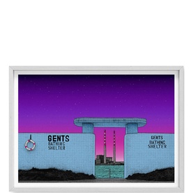Gents Bathing Shelters Framed Print