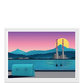 Longest Day Landscape Framed Print