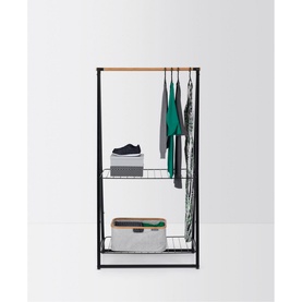 Linn Clothes Rack, Large - Black