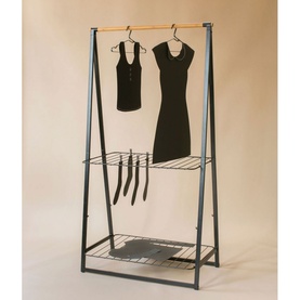 Linn Clothes Rack, Large - Black