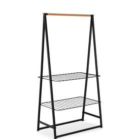 Linn Clothes Rack, Large - Black