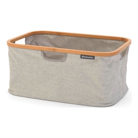 Foldable Laundry Basket, 40L - Grey