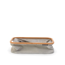 Foldable Laundry Basket, 40L - Grey