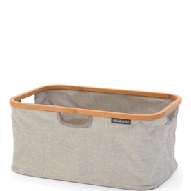 Foldable Laundry Basket, 40L - Grey
