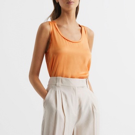 Riley Silk Front Vest Top