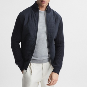 Trainer Hybrid Zip-Through Sweatshirt