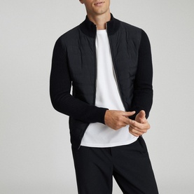 Trainer Hybrid Zip-Through Sweatshirt