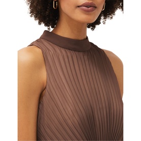 Simara Ombre Pleated Midi Dress