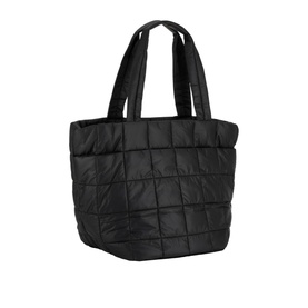 Quilted Grid Tote Bag