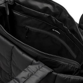 Quilted Grid Tote Bag