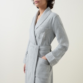 Essential 40 Logo Belted Robe