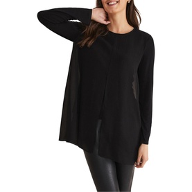 Mika Double Layer Longline Top
