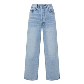 Ribcage Cropped Super-High Rise Straight Leg Jeans