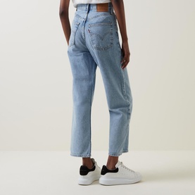 Ribcage Cropped Super-High Rise Straight Leg Jeans