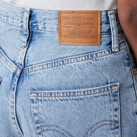 Ribcage Cropped Super-High Rise Straight Leg Jeans