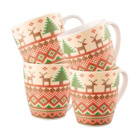 Christmas Jumper Mugs Set of 4