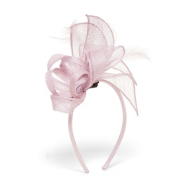 Bow Feather Disc Fascinator